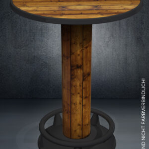 Stehtisch Quick-Table Holzfassoptik 1
