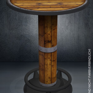 Stehtisch Quick-Table Holzfassoptik 2