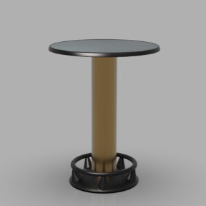 Stehtisch Quick-Table Gold/Punti