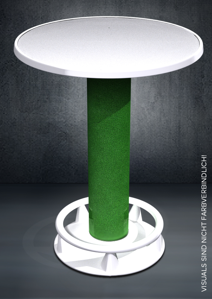 Stehtisch Quick-Table Rasenmotiv 1