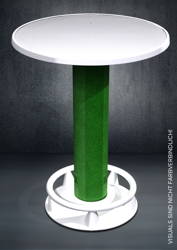 Stehtisch Quick-Table Rasenmotiv 2